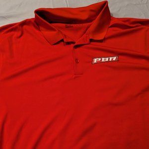 Professional Bull Riders (PBR) Nike Polo Dri-Fit - red - XXL